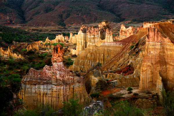 云南东川红土地元谋土林专业摄影采风团满载而归